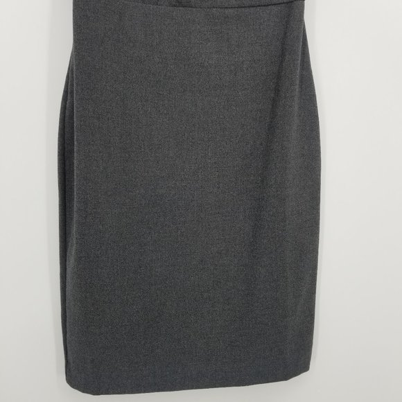 Banana Republic Gray Career Sheath Dress 00P - Picture 4 of 9